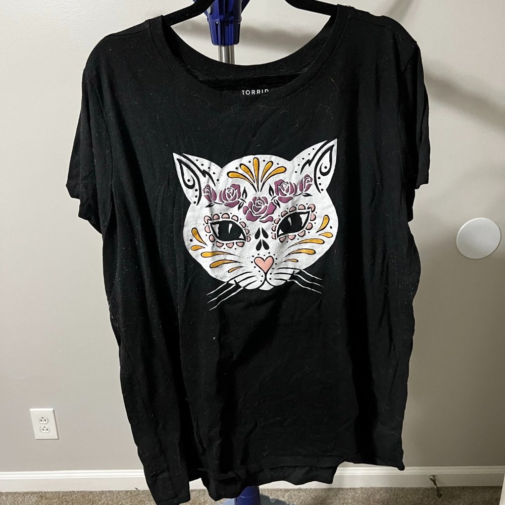 Torrid Slim Fit Cat Tee size 3x